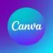 Canva logo on background