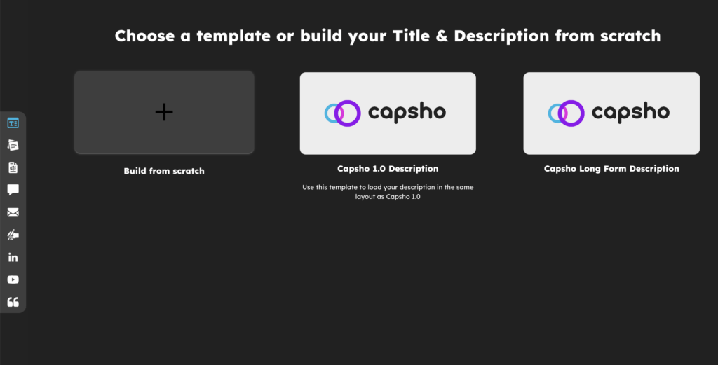 Capsho review: generated content