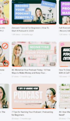 The Lazy Girl's Guide to Podcasting YouTube Channel