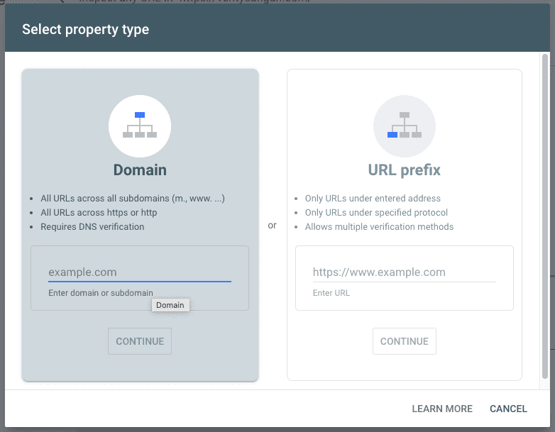 Google Search Console Setup Screenshot 4