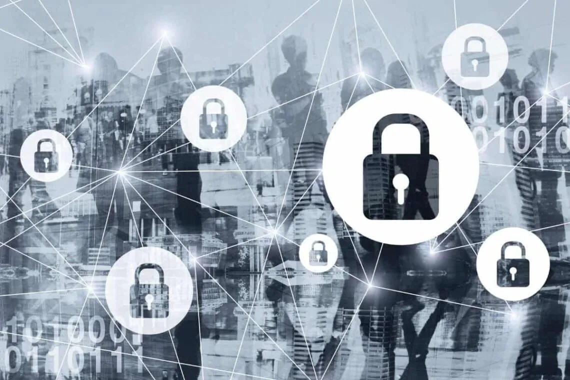 security padlock imagery