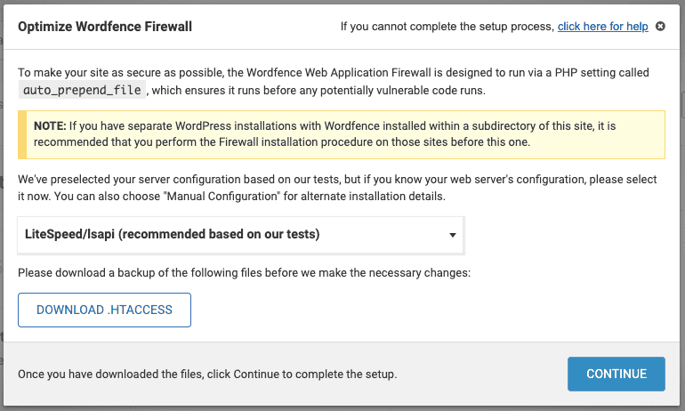 Wordfence install 19