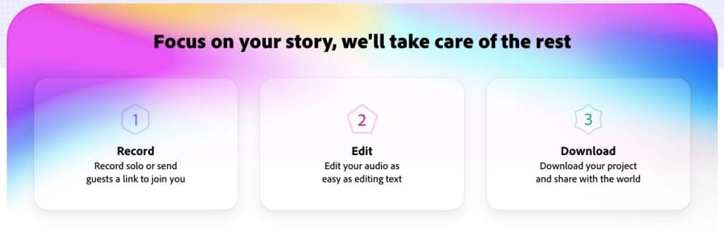 Adobe Podcast can be used to record a podcast interview remotely for free